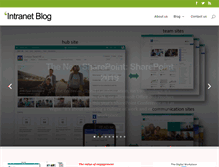 Tablet Screenshot of intranetblog.com